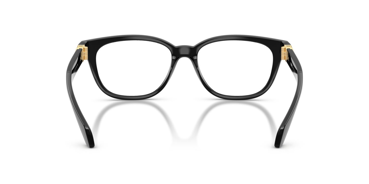 Occhiali da vista Versace VE 3376U (GB1) colore nero forma quadrato lenti lente demo