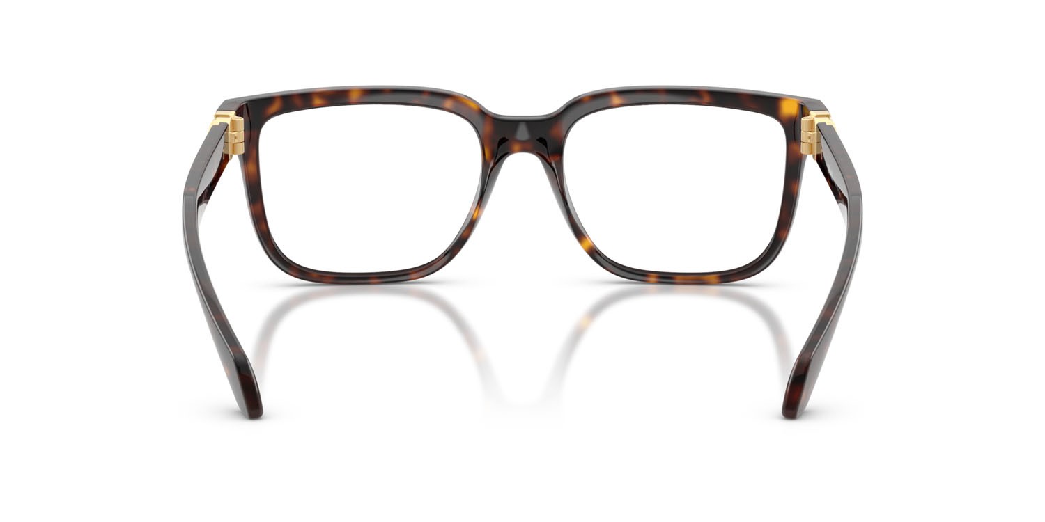 Occhiali da vista Versace VE 3377U (108) colore havana forma quadrato lenti lente demo