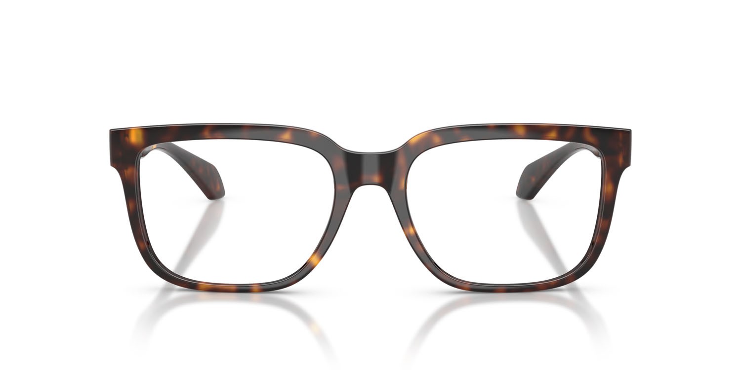 Occhiali da vista Versace VE 3377U (108) colore havana forma quadrato lenti lente demo