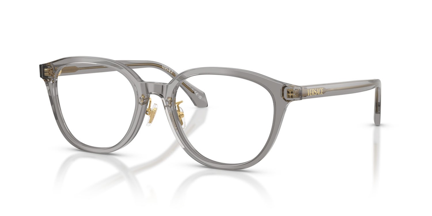 Eyeglasses Versace VE 3379D (5510) color grigio trasparente shape pantos lenses lente demo