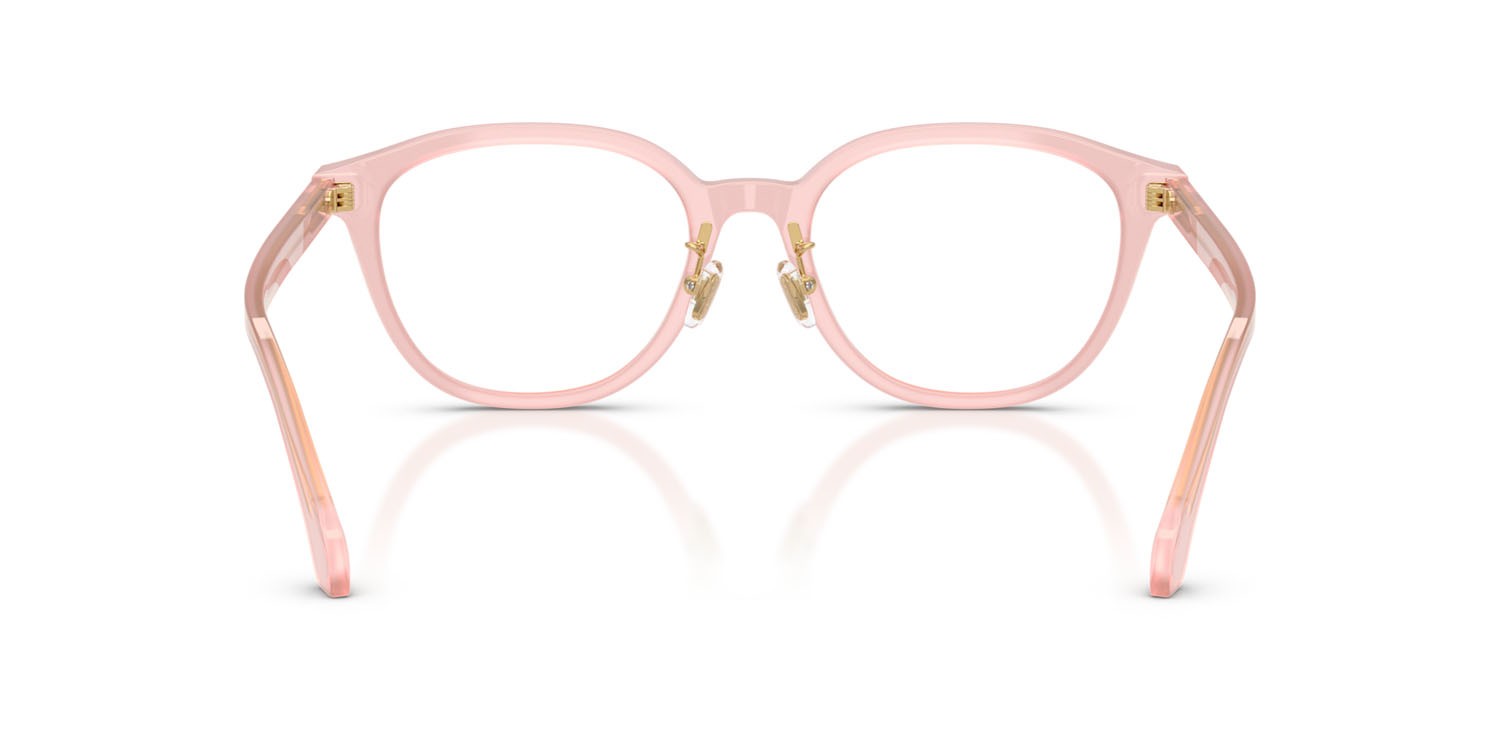 Occhiali da vista Versace VE 3379D (5525) colore rosa opale forma pantos lenti lente demo