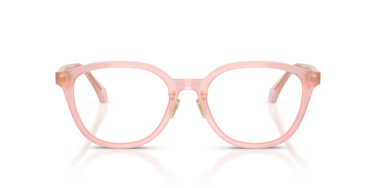 Occhiali da vista Versace VE 3379D (5525) colore rosa opale forma pantos lenti lente demo
