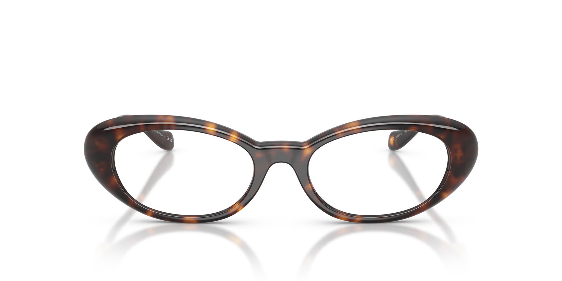 Eyeglasses Versace VE 3381U (108) color havana shape oval lenses lente demo