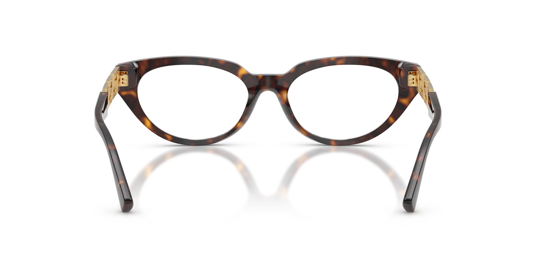 Eyeglasses Versace VE 3383 (108) color havana shape cat eye lenses lente demo