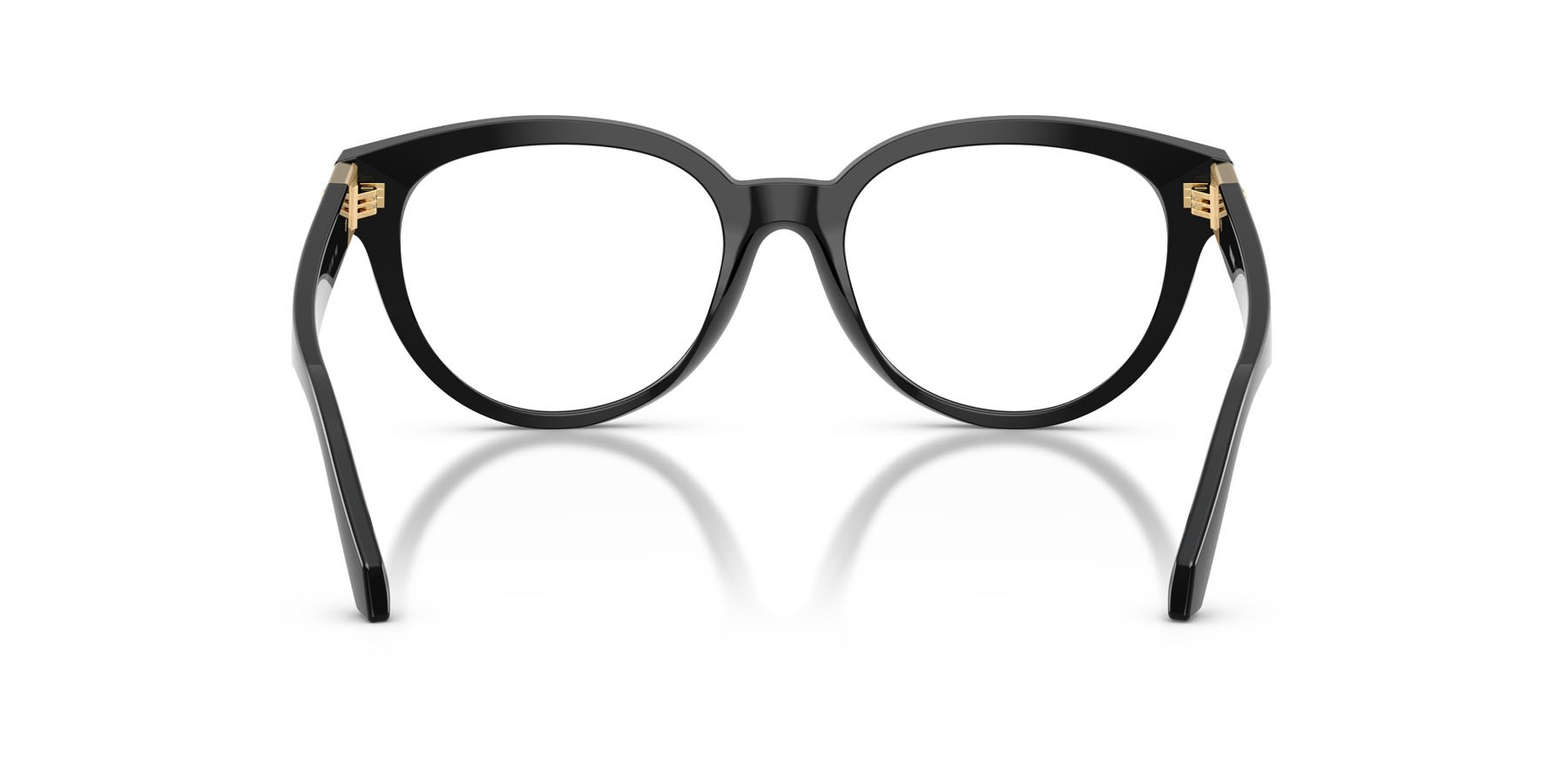 Occhiali da vista Versace VE 3384 (GB1) colore nero forma rotondo lenti lente demo