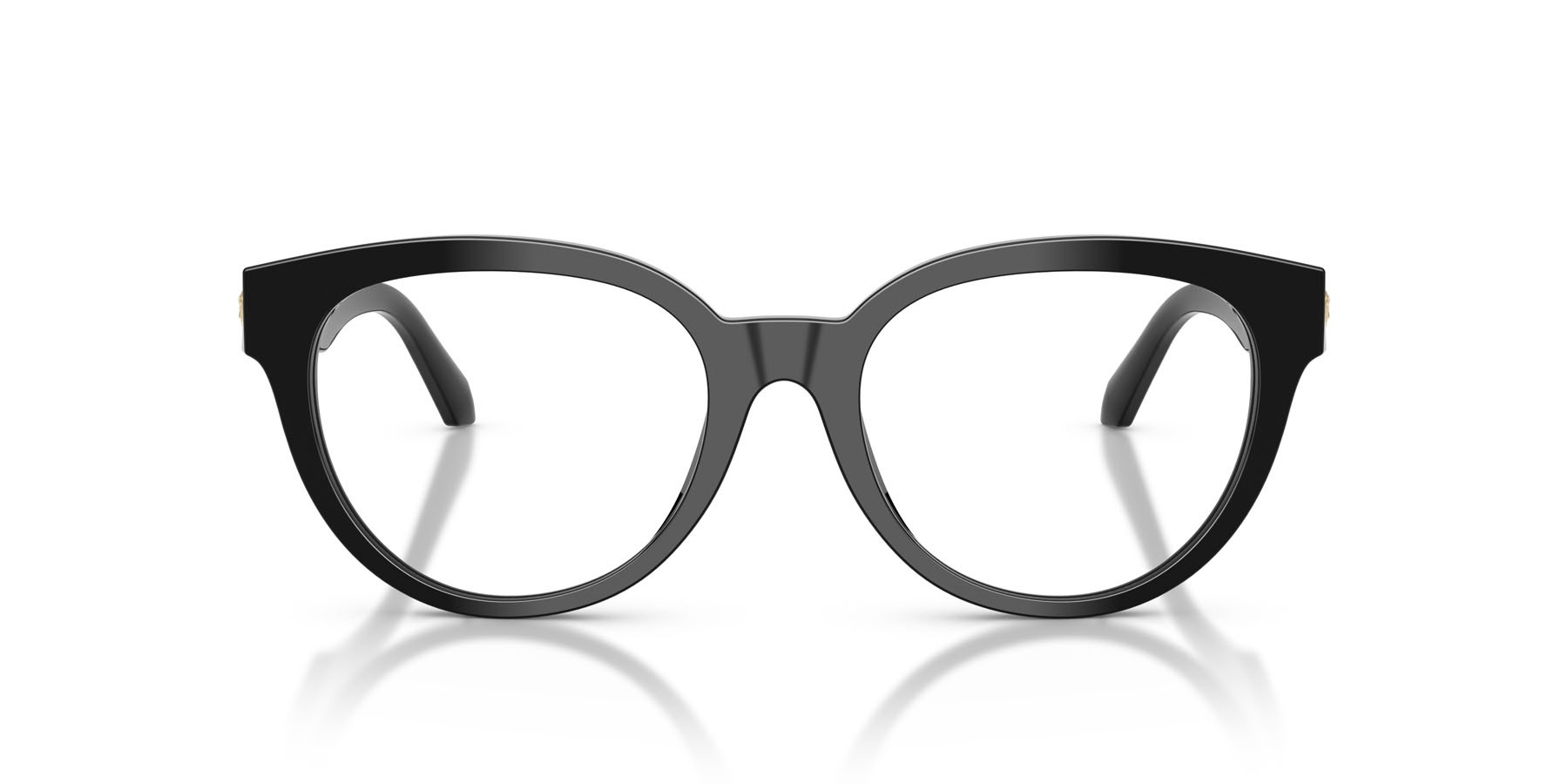 Occhiali da vista Versace VE 3384 (GB1) colore nero forma rotondo lenti lente demo