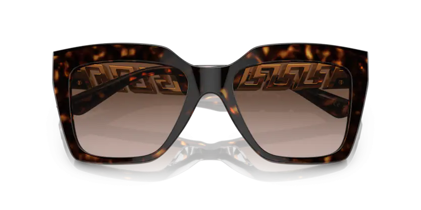 Sonnenbrillen Versace VE 4418 (108/13) farbe havana form quadratisch gläser marrone sfumato