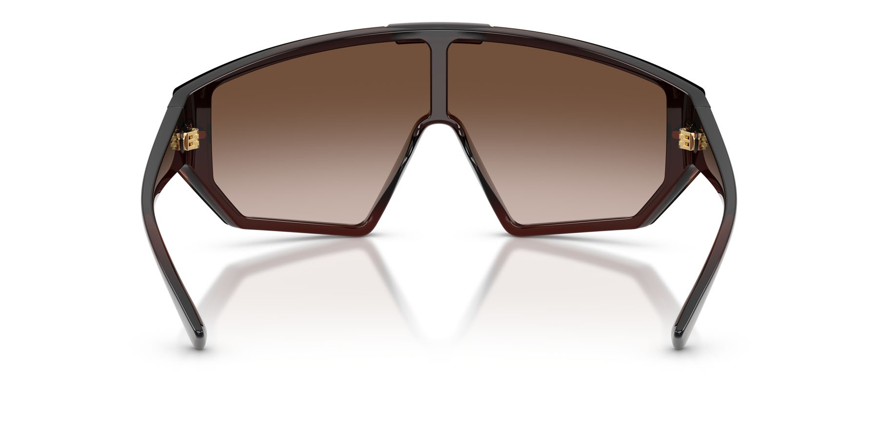 Occhiali da sole Versace VE 4461 (533213) colore marrone trasparente forma irregolare lenti marrone sfumato