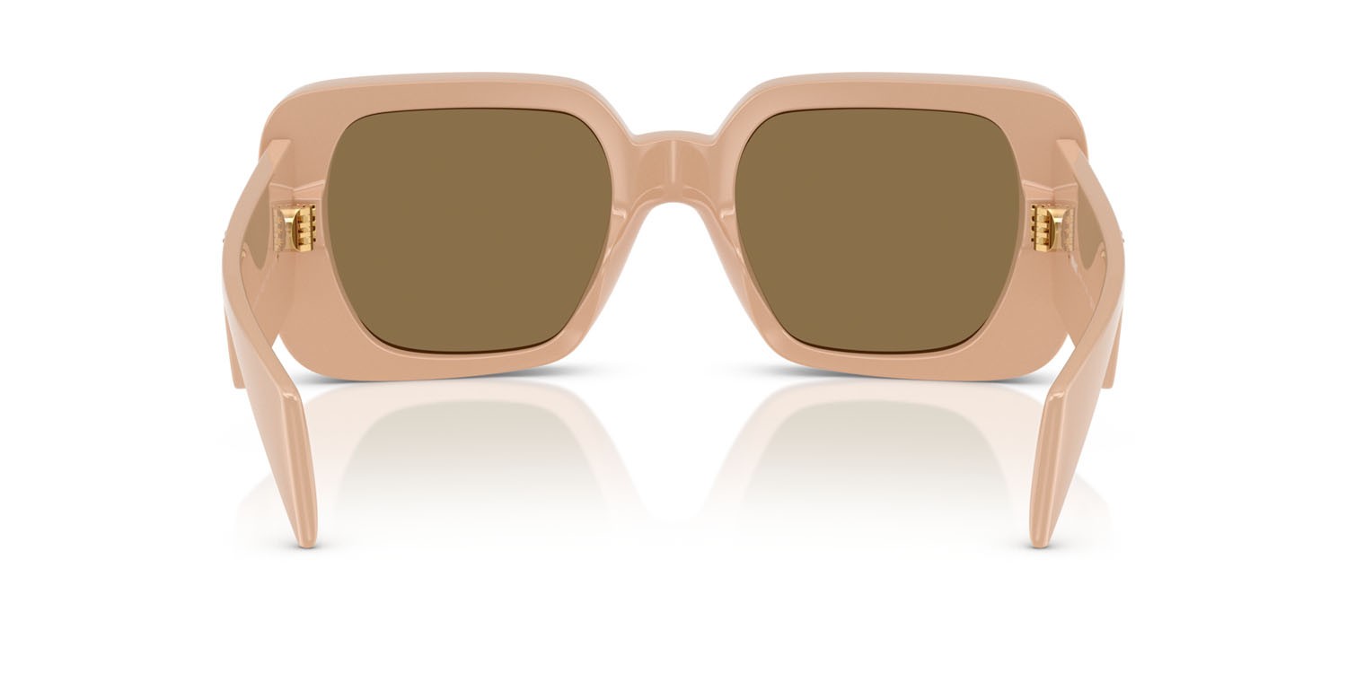 Sunglasses Versace VE 4473U (548973) color beige shape square lenses marrone scuro