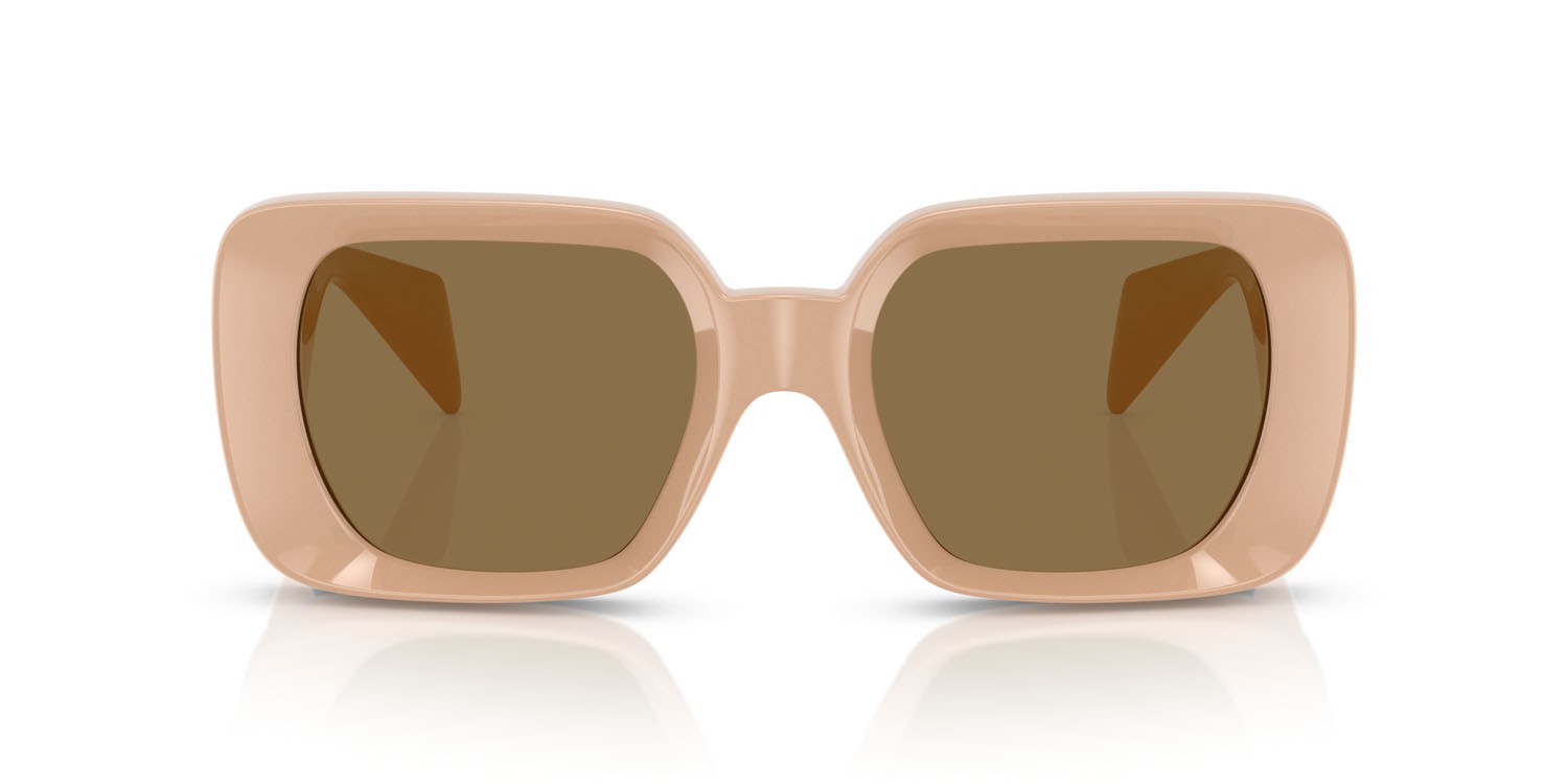 Sunglasses Versace VE 4473U (548973) color beige shape square lenses marrone scuro