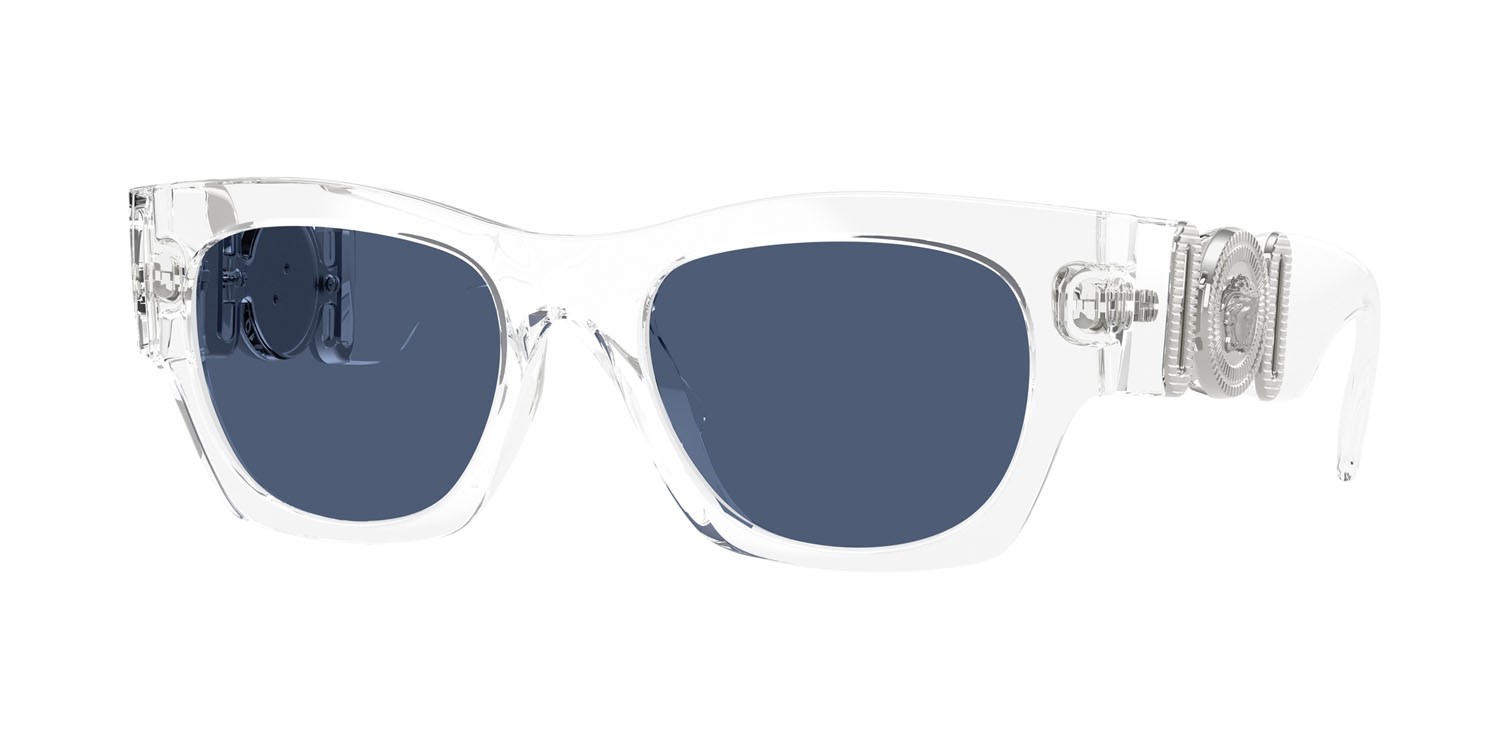 Sunglasses Versace VE 4479U (148/80) color cristallo shape square lenses blu