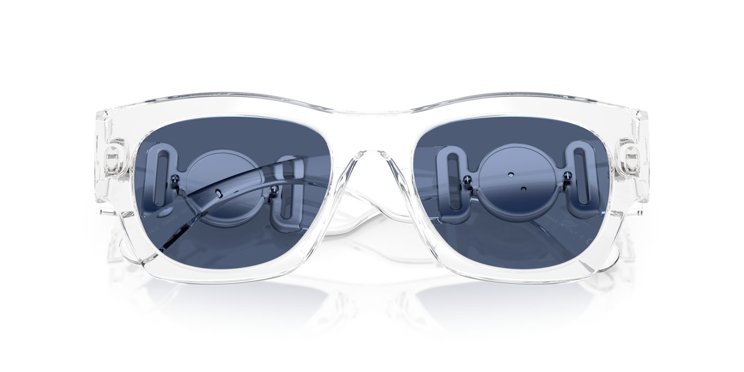 Sunglasses Versace VE 4479U (148/80) color cristallo shape square lenses blu