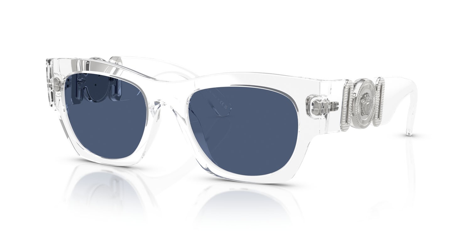 Sunglasses Versace VE 4479U (148/80) color cristallo shape square lenses blu