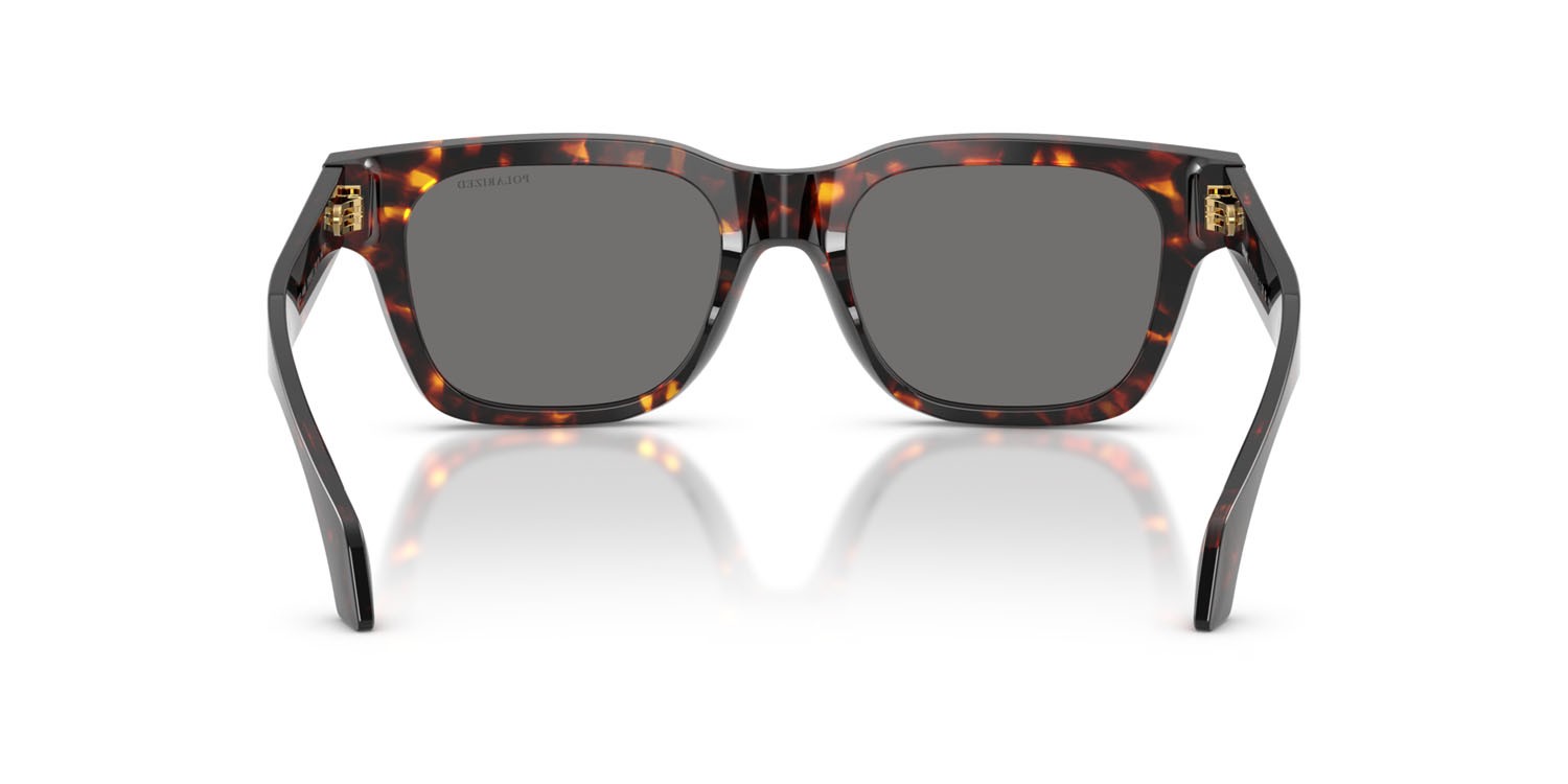 Occhiali da sole Versace VE 4486 (550981) colore havana forma quadrato lenti polar grigio scuro