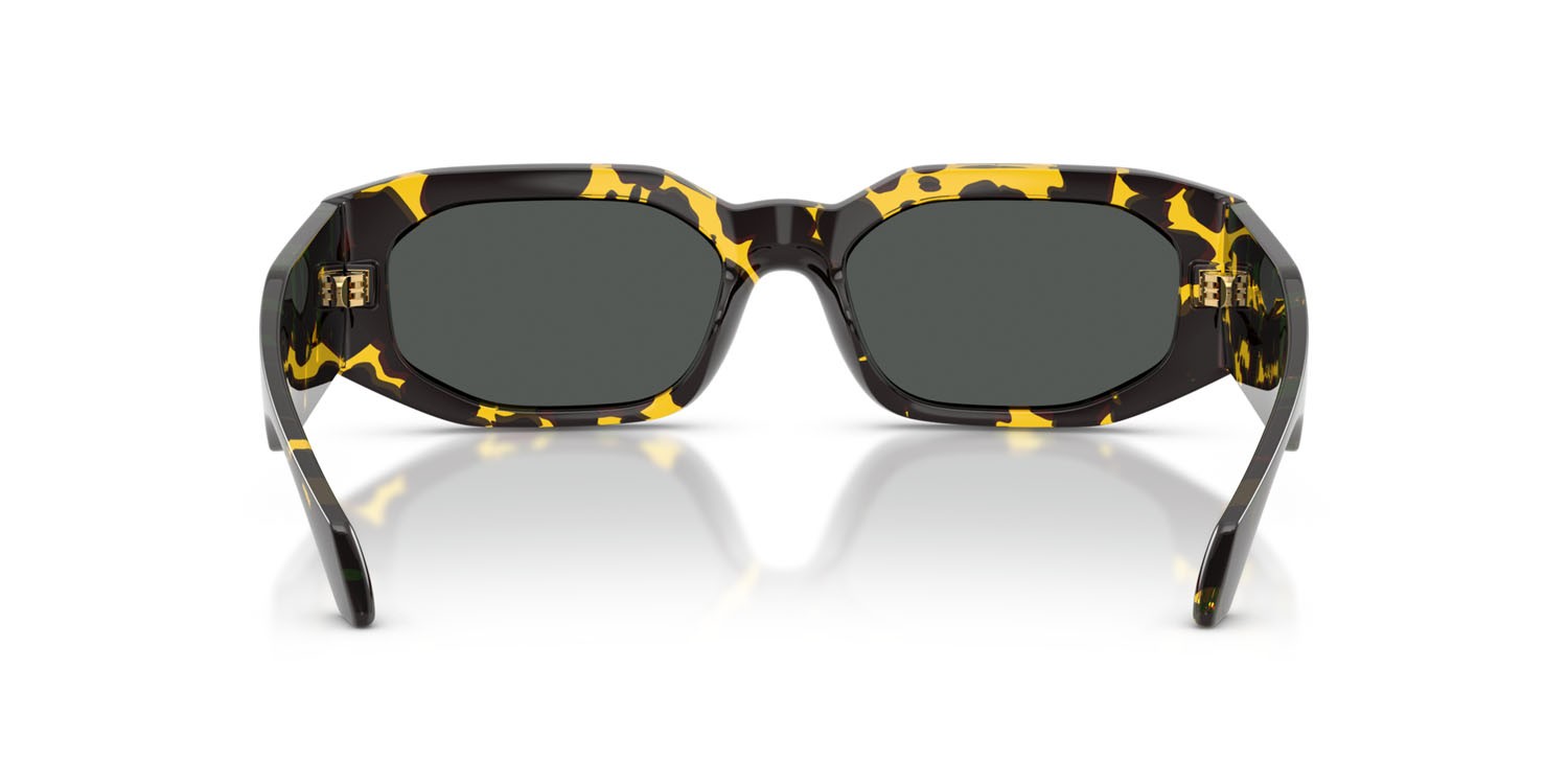 Occhiali da sole Versace VE 4489U (552887) colore tartarugato marrone forma irregolare lenti grigio scuro