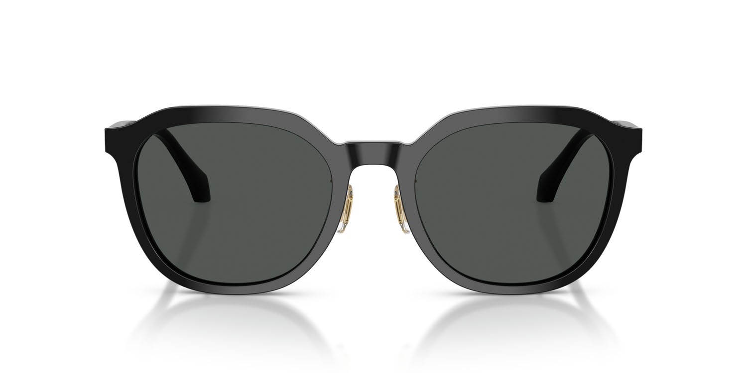 Occhiali da sole Versace VE 4493D (GB1/87) colore nero forma pantos lenti grigio scuro