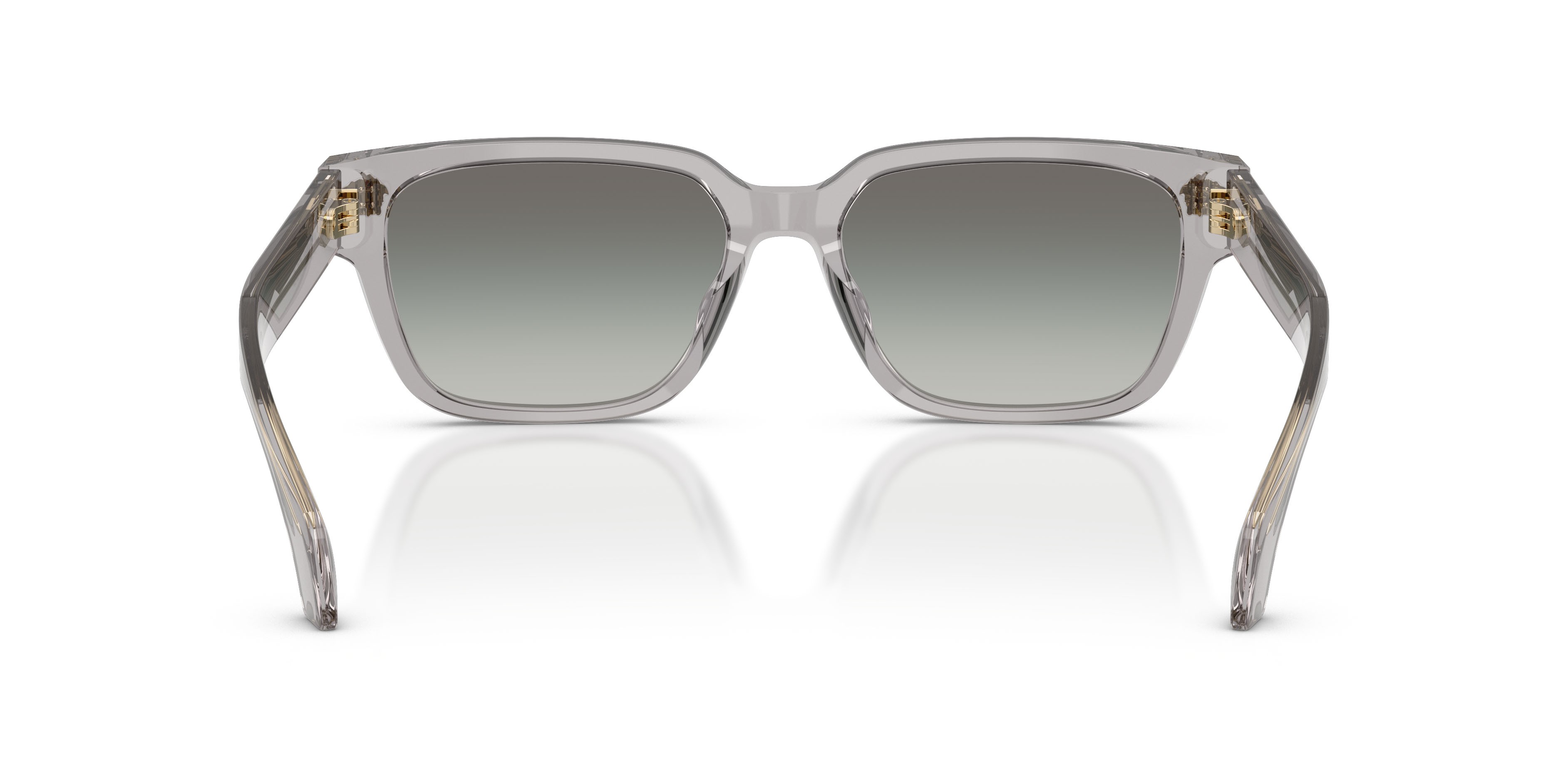 Occhiali da sole Versace VE 4513D (593/11) colore grigio trasparente forma rettangolare lenti sfumato grigio