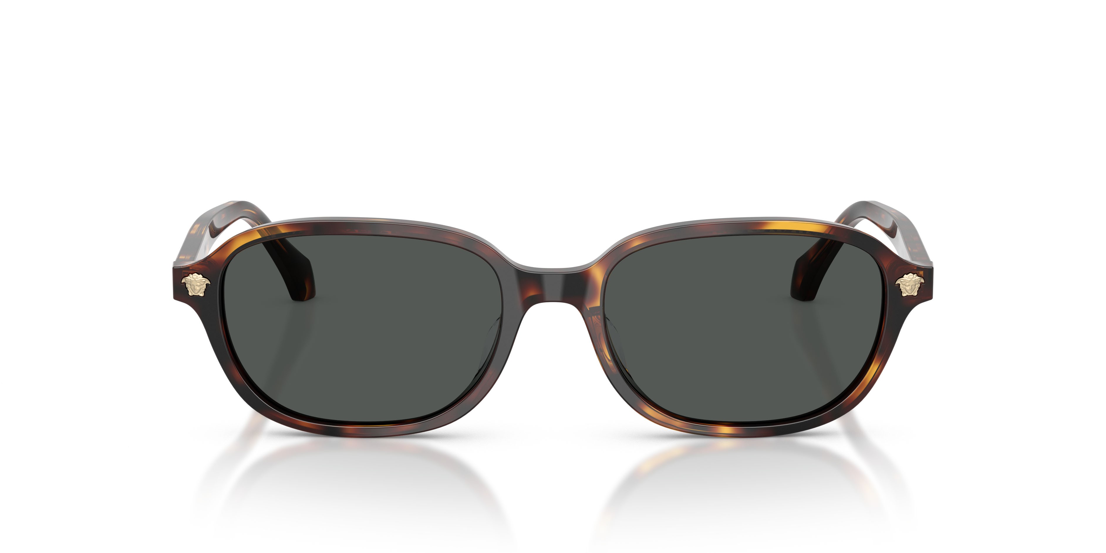 Occhiali da sole Versace VE 4514D (553773) colore havana forma quadrato lenti marrone scuro