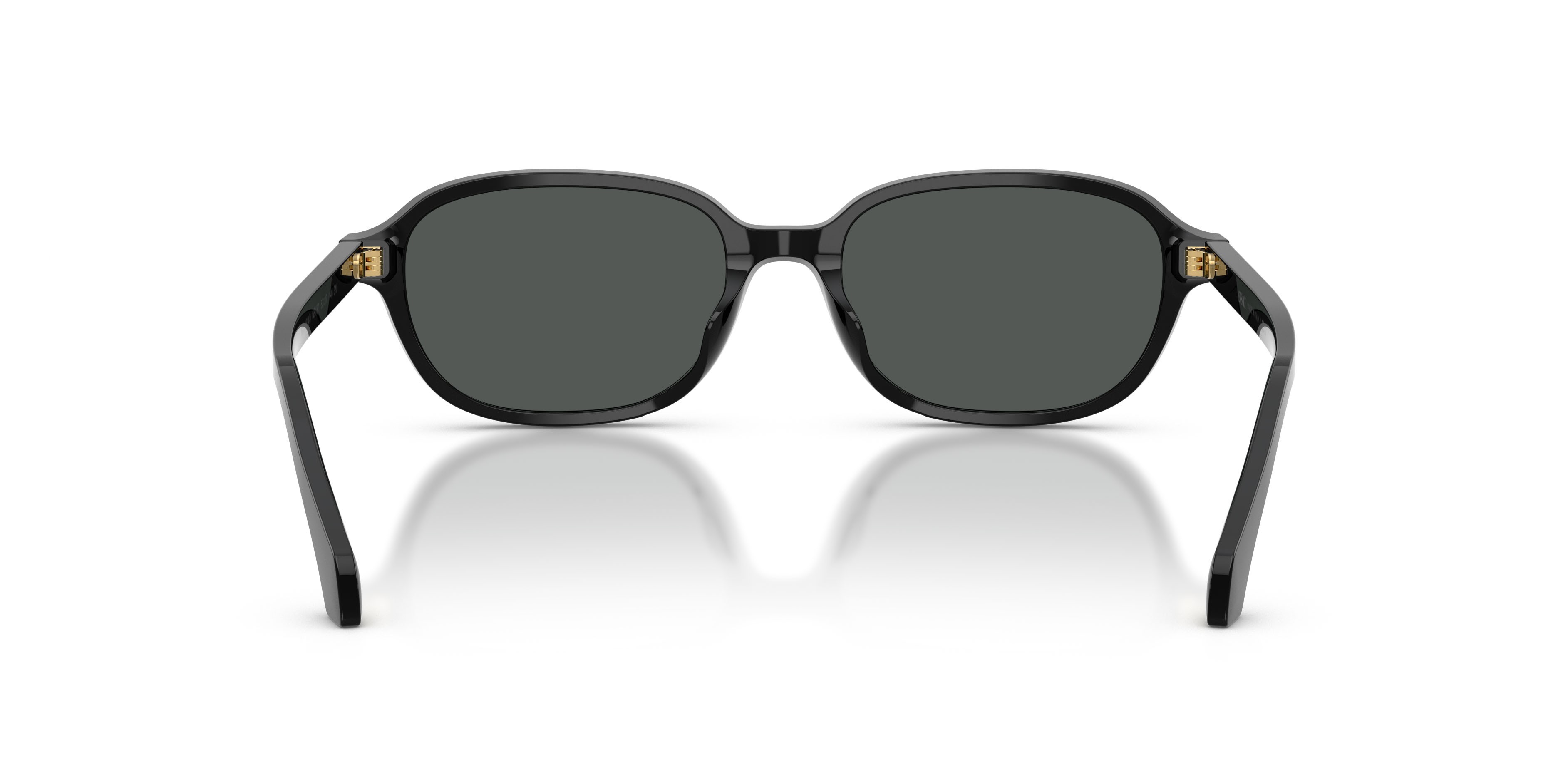 Occhiali da sole Versace VE 4514D (GB1/87) colore nero forma quadrato lenti grigio scuro