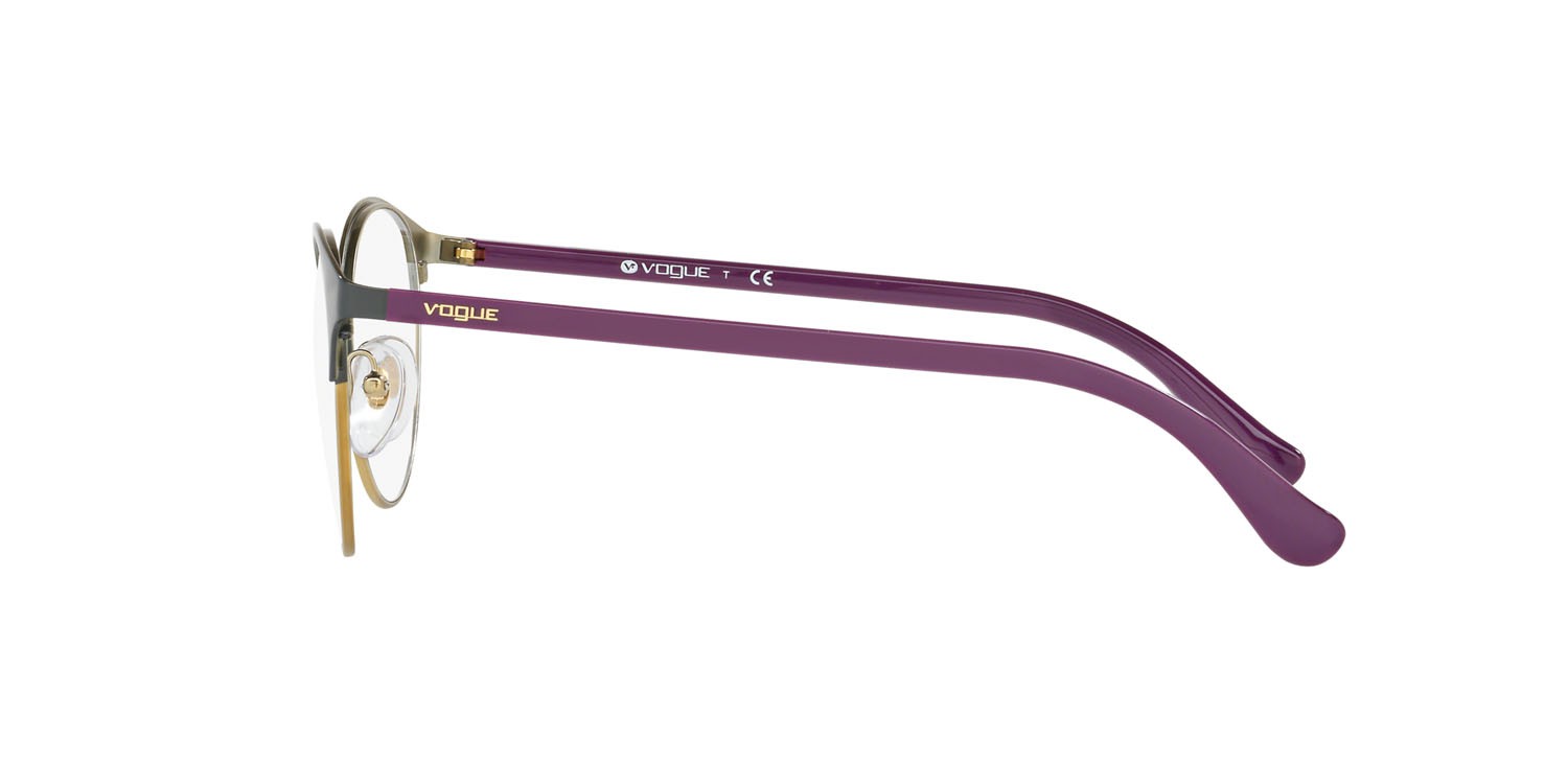 Brillen Vogue VO 4011 (999) farbe top grigio antracite/oro form pantos gläser lente demo