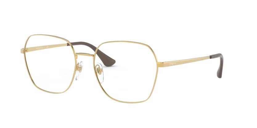 Eyeglasses Vogue VO 4170D (280) color oro shape square lenses lente demo