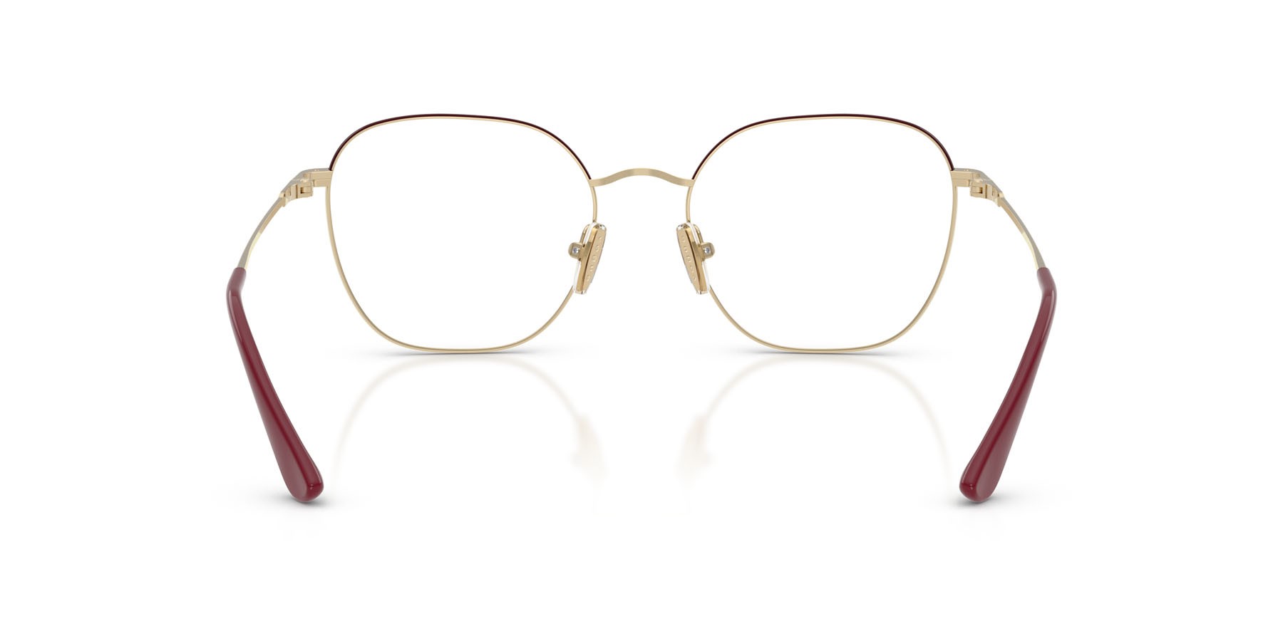 Eyeglasses Vogue VO 4178 (5208) color top bordeaux/oro pallido shape square lenses lente demo