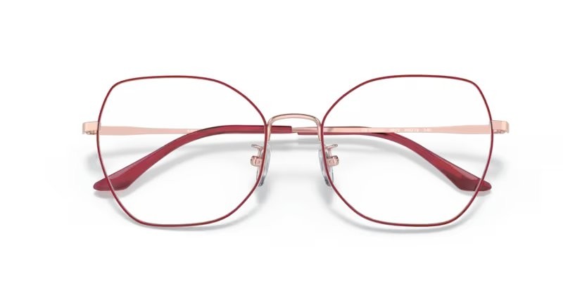 Brillen Vogue VO 4201D (5075) farbe top fucsia/oro rose form schmetterling gläser lente demo