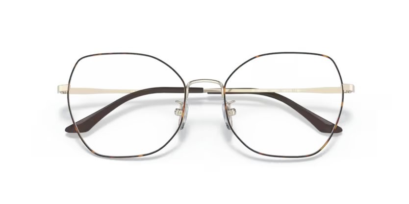 Eyeglasses Vogue VO 4201D (5078) color top havana/oro pallido shape butterfly lenses lente demo