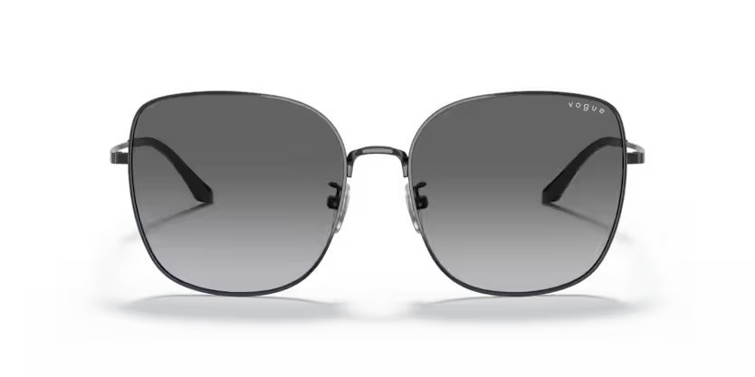 Sunglasses Vogue VO 4237SD (352/11) color nero shape square lenses sfumato grigio