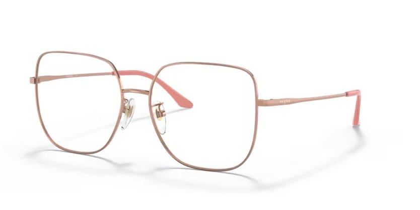 Eyeglasses Vogue VO 4238D (5152) color oro rose shape irregular lenses lente demo