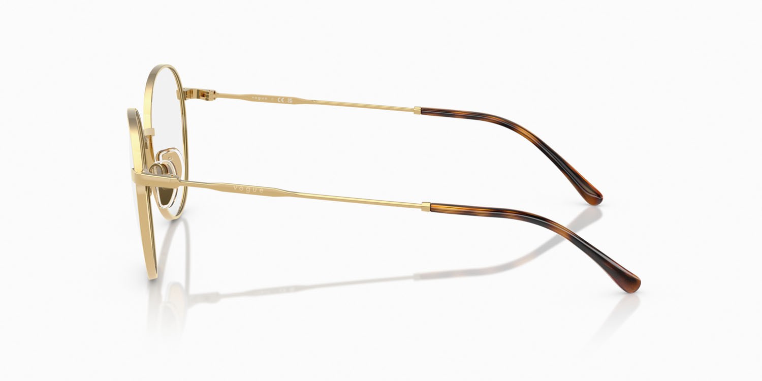 Eyeglasses Vogue VO 4280 (5042) color oro shape pantos lenses lente demo