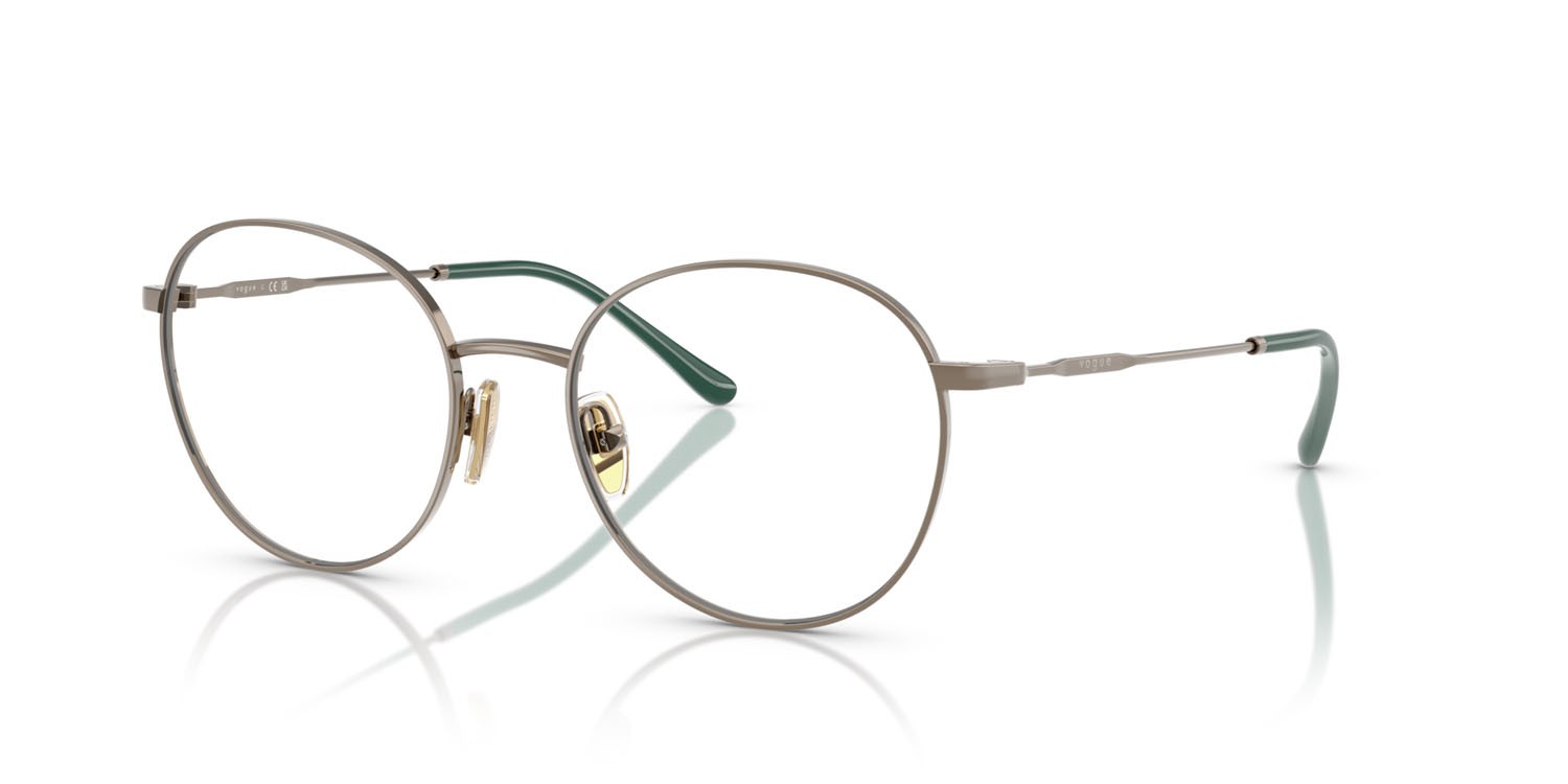 Eyeglasses Vogue VO 4280 (5138) color marrone chiaro shape pantos lenses lente demo