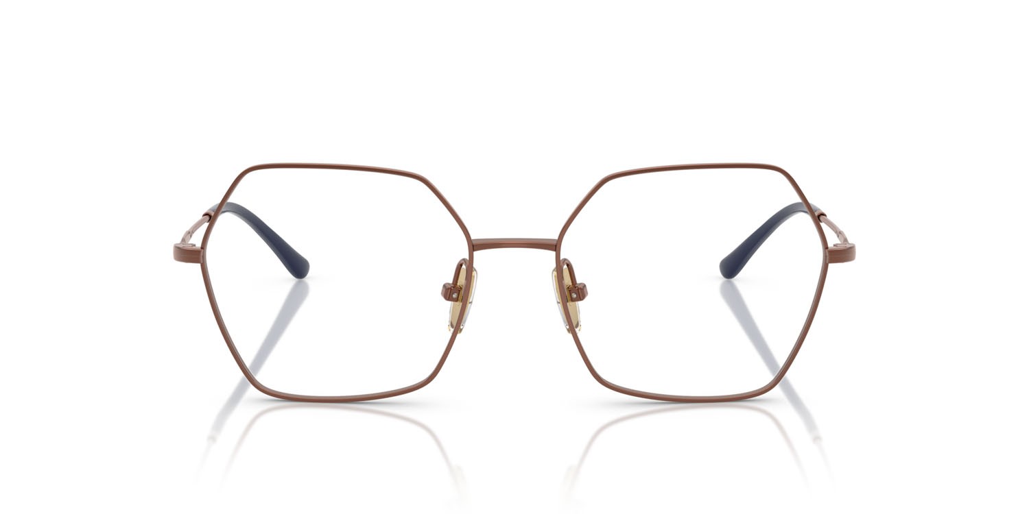 Occhiali da vista Vogue VO 4297T (5212) colore rame forma irregolare lenti lente demo
