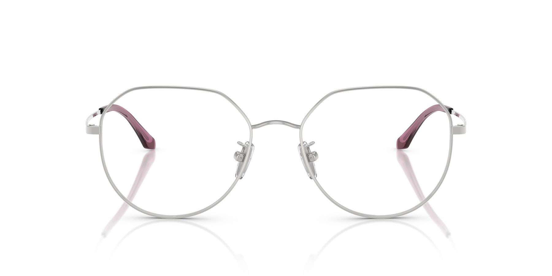 Eyeglasses Vogue VO 4301D (323) color argento shape irregular lenses lente demo