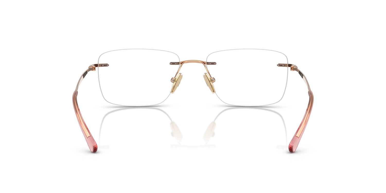 Eyeglasses Vogue VO 4314I (5152) color oro rose shape square lenses lente demo