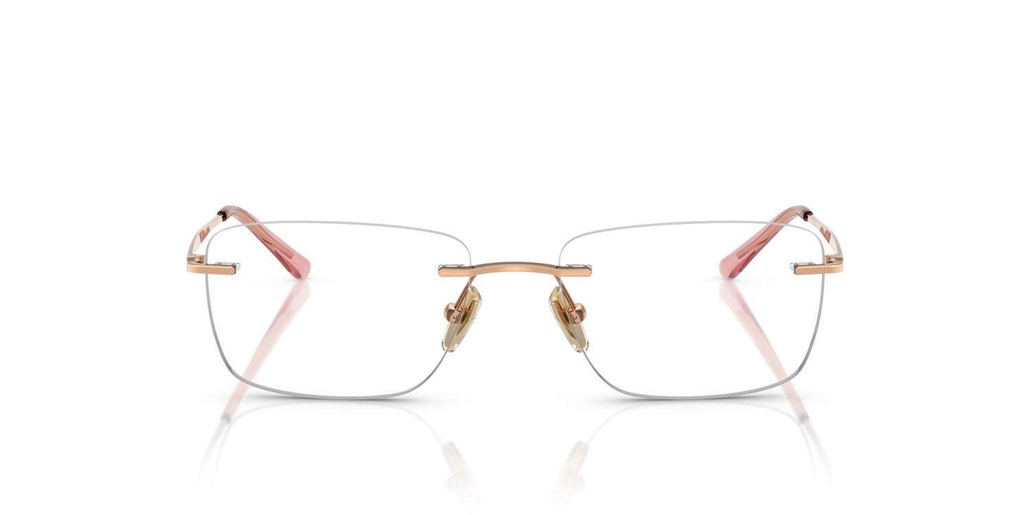 Eyeglasses Vogue VO 4314I (5152) color oro rose shape square lenses lente demo