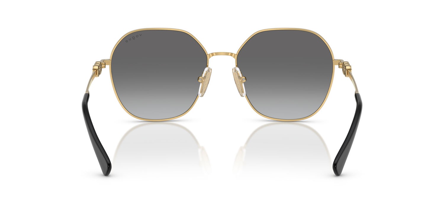 Occhiali da sole Vogue VO 4318SB (280/11) colore oro forma irregolare lenti grigio sfumato