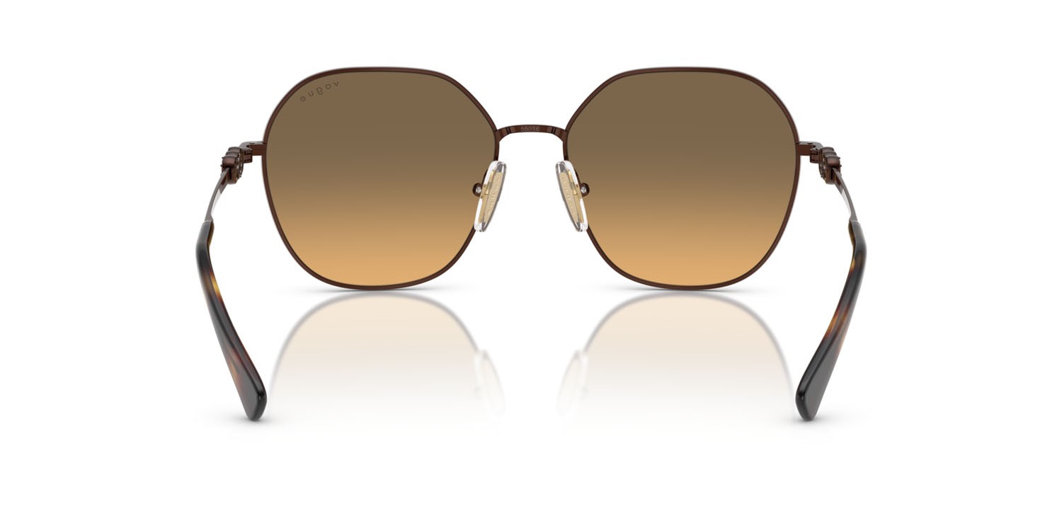 Sunglasses Vogue VO 4318SB (507418) color rame shape irregular lenses gialle sfumato grigio