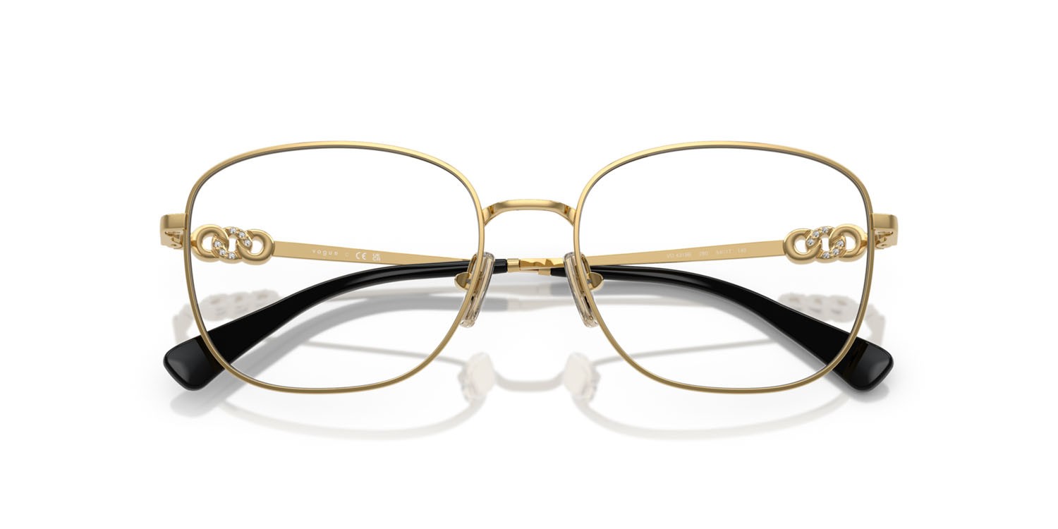 Eyeglasses Vogue VO 4319B (280) color oro shape square lenses lente demo