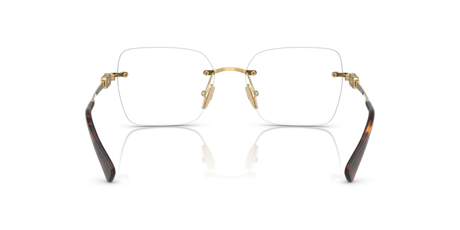 Occhiali da vista Vogue VO 4320B (280) colore oro forma quadrato lenti lente demo