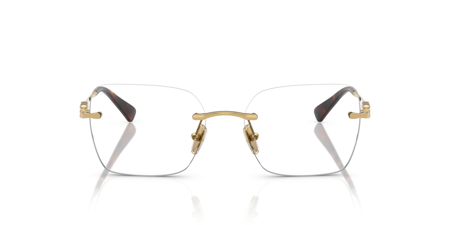 Occhiali da vista Vogue VO 4320B (280) colore oro forma quadrato lenti lente demo