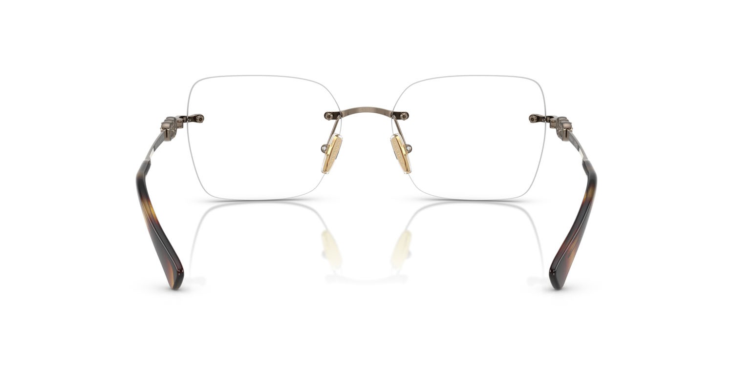 Eyeglasses Vogue VO 4320B (5138) color marrone chiaro shape square lenses lente demo