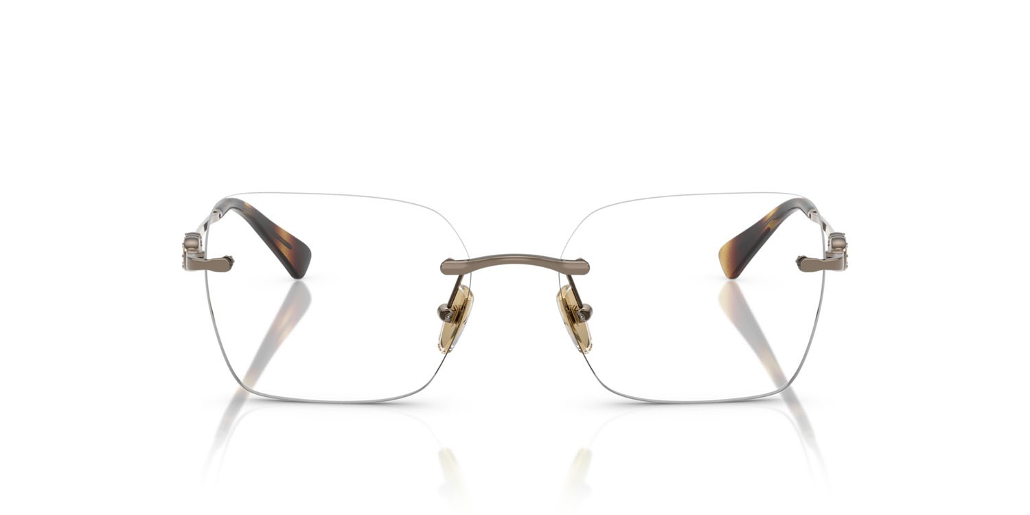 Eyeglasses Vogue VO 4320B (5138) color marrone chiaro shape square lenses lente demo