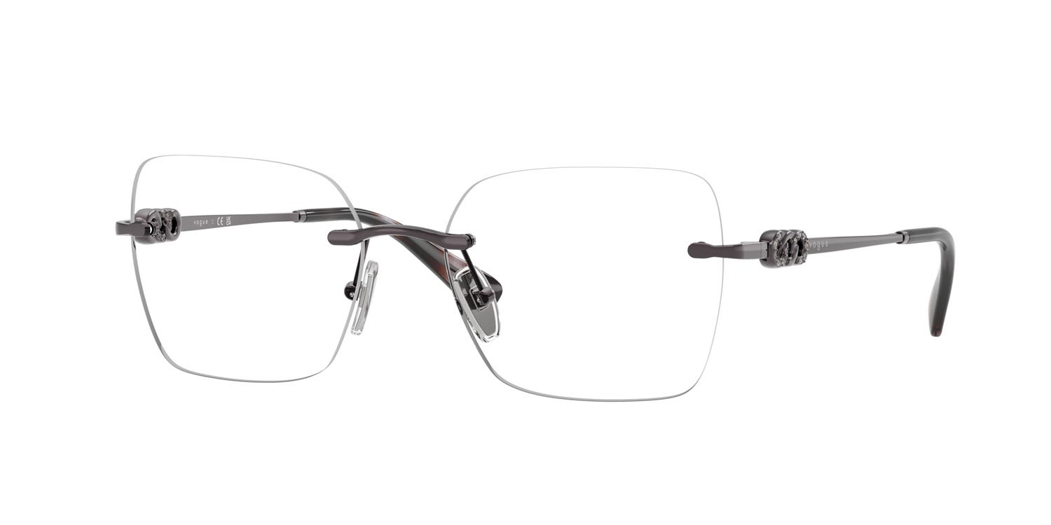 Eyeglasses Vogue VO 4320B (5149) color viola chiaro shape square lenses lente demo