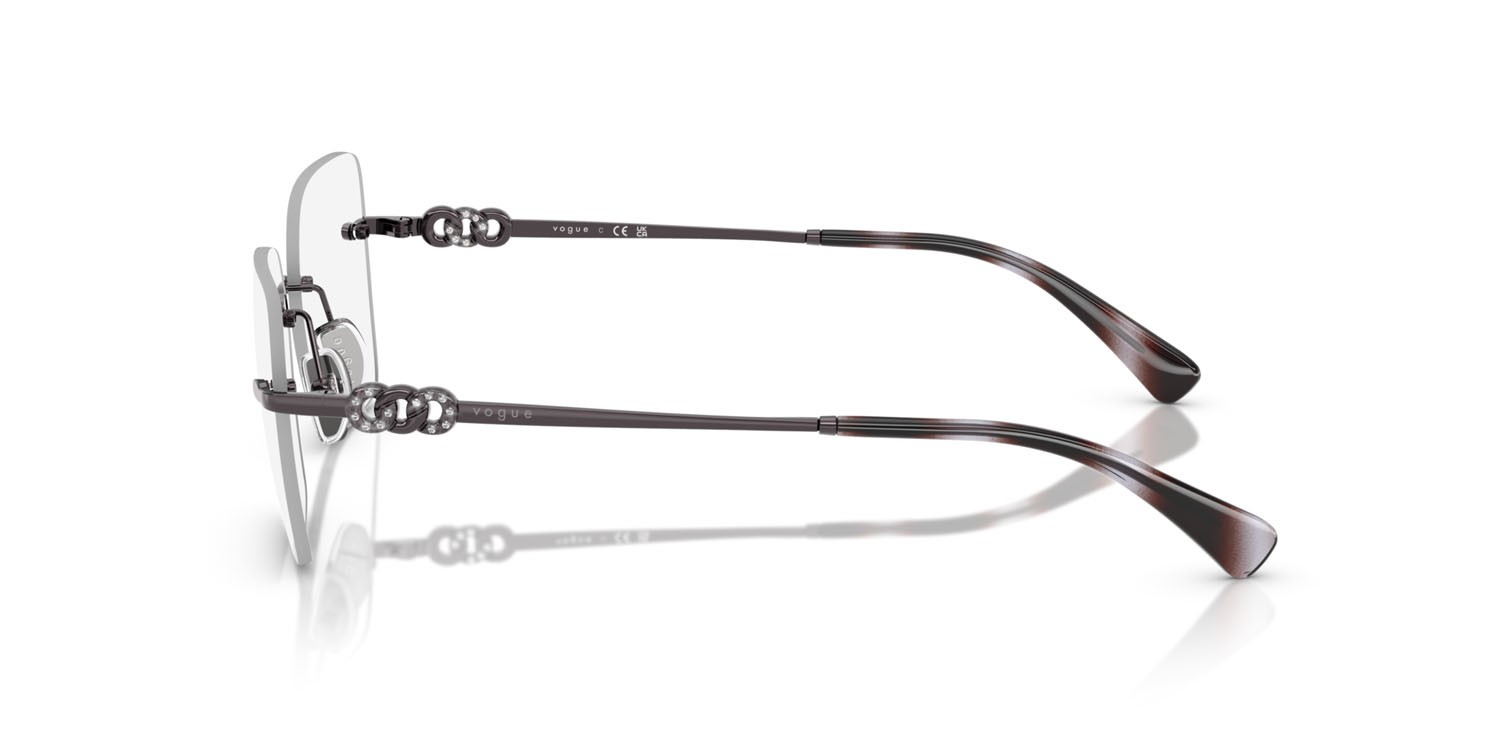 Eyeglasses Vogue VO 4320B (5149) color viola chiaro shape square lenses lente demo
