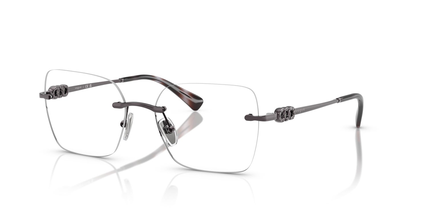 Eyeglasses Vogue VO 4320B (5149) color viola chiaro shape square lenses lente demo