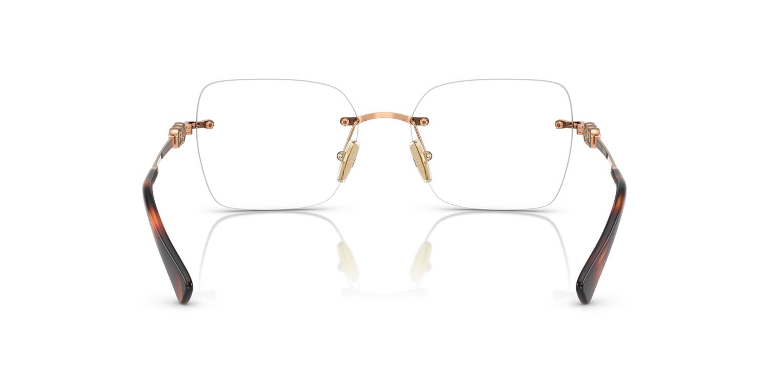 Eyeglasses Vogue VO 4320B (5152) color oro rose shape square lenses lente demo