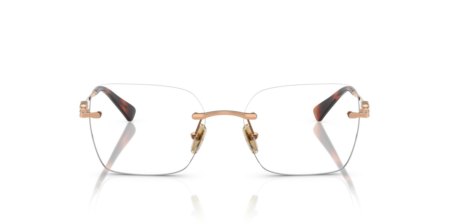 Eyeglasses Vogue VO 4320B (5152) color oro rose shape square lenses lente demo