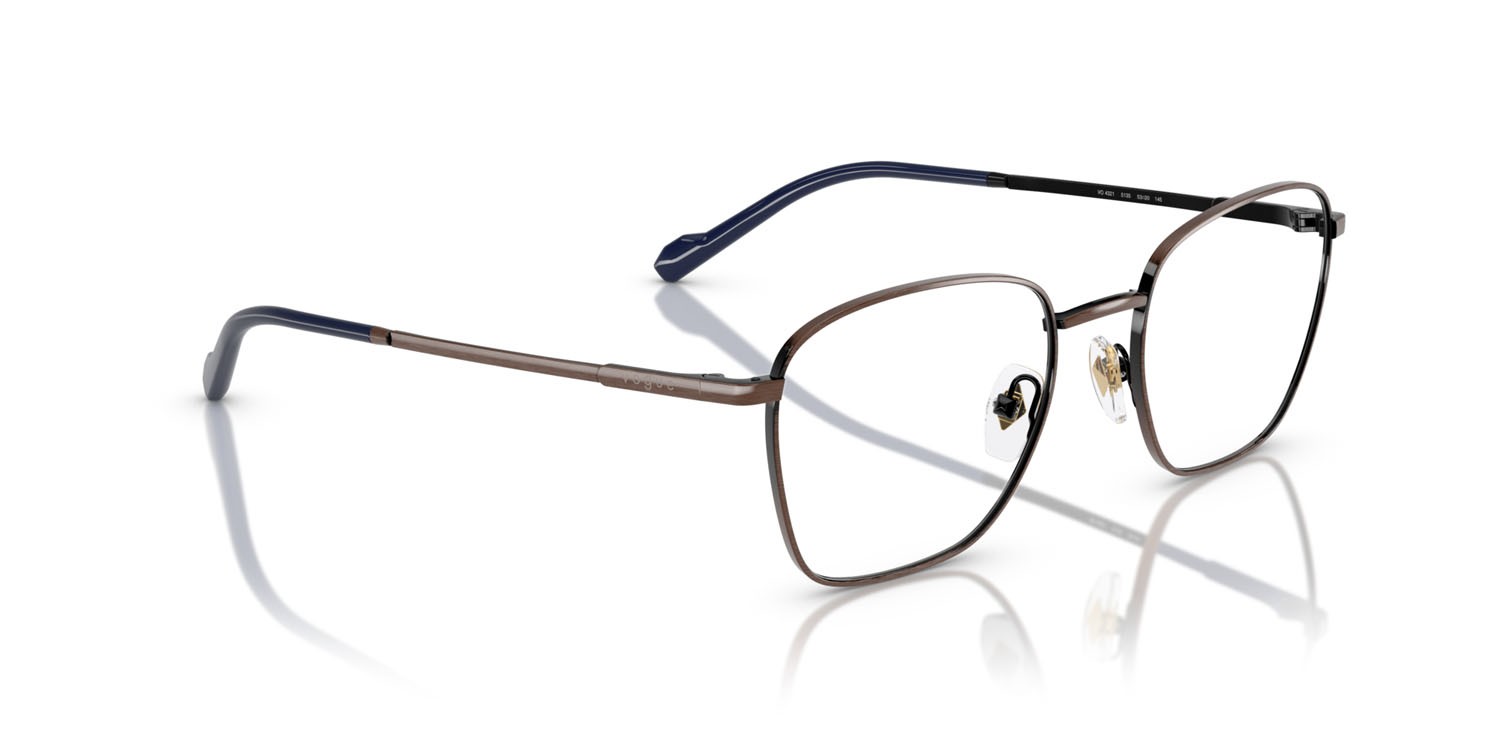 Brillen Vogue VO 4321 (5135) farbe rame antico form quadratisch gläser lente demo