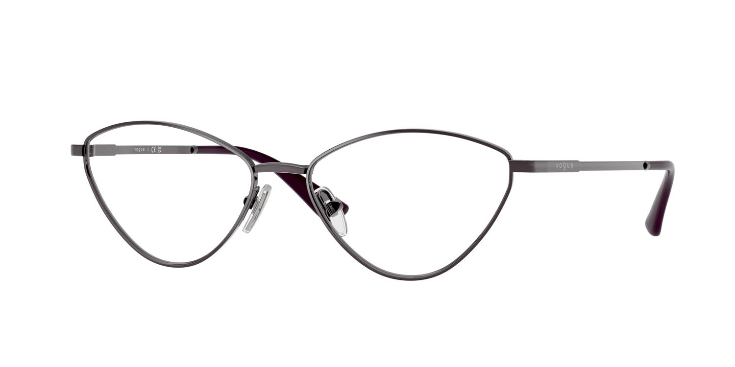 Eyeglasses Vogue VO 4325 (5149) color viola chiaro shape irregular lenses lente demo